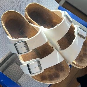 Birkenstock Arizona  white birkoflor excellent used condition size 36 regular